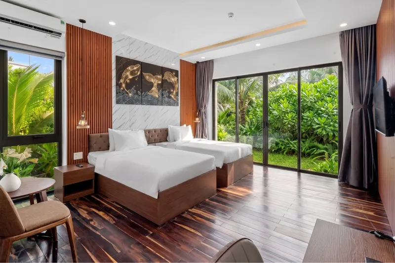 Phòng Deluxe hướng vườn